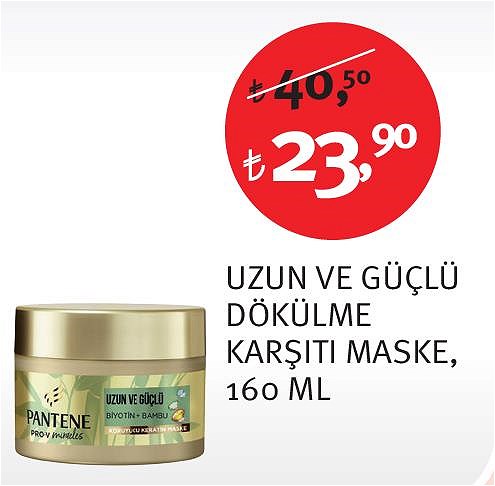 Pantene Uzun ve Güçlü Dökülme Karşıtı Maske 160 Ml image