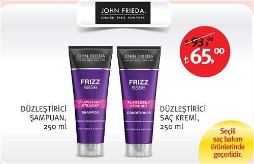 John Frieda Düzleştirici Şampuan / Saç Kremi 250 ml image