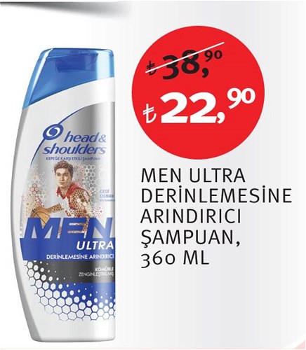 Head&Shoulders Men Ultra Derinlemesine Arındırıcı Şampuan 360 Ml image