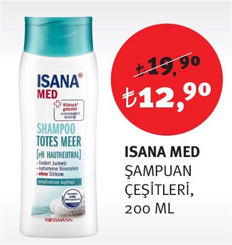 Isana Med Şampuan Çeşitleri 200 Ml image