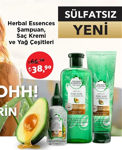 Herbal Essences Şampuan, Saç Kremi ve Yağ Çeşitleri image