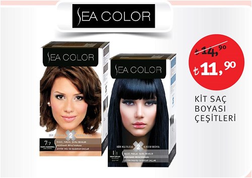 Sea Color Kit Saç Boyası Çeşitleri image