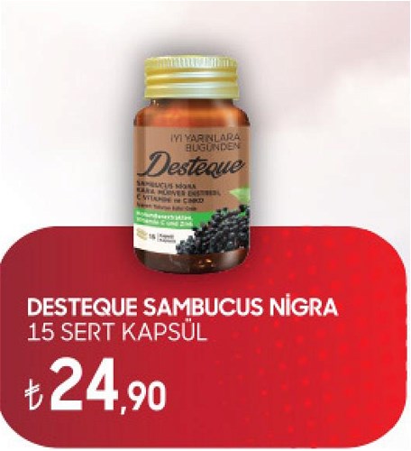 Desteque Sambucus Nigra 15 Sert Kapsül image