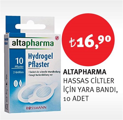 Altapharma Hassas Ciltler İçin Yara Bandı 10 Adet image