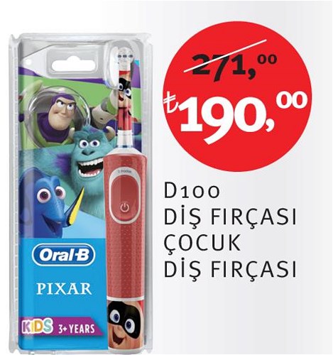 Oral-B D100 Diş Fırçası Çocuk Diş Fırçası image