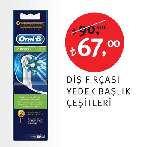 Oral-B Diş Fırçası Yedek Başlık Çeşitleri image