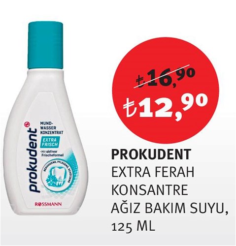 Prokudent Extra Ferah Konsantre Ağız Bakım Suyu 125 Ml image