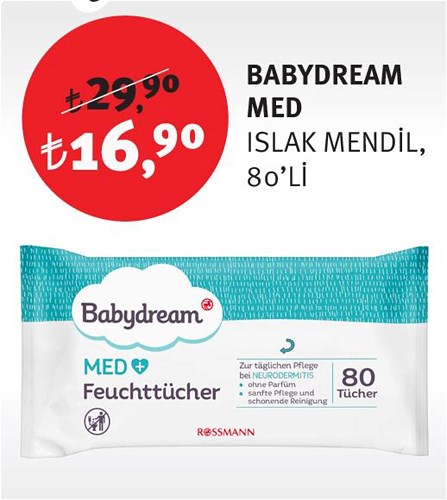 Babydream Med Islak Mendil 80'li image