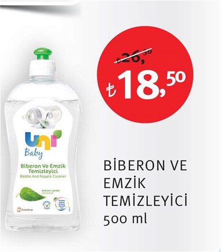 Uni Baby Biberon ve Emzik Temizleyici 500 ml image