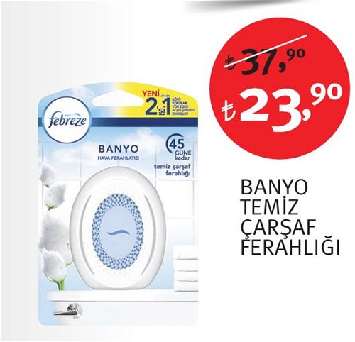 Febreze Banyo Temiz Çarşaf Ferahlığı image