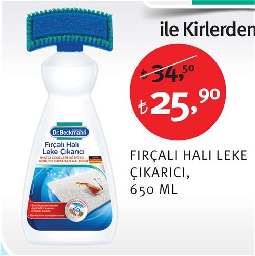 Dr. Beckmann Fırçalı Halı Leke Çıkarıcı 650 Ml image