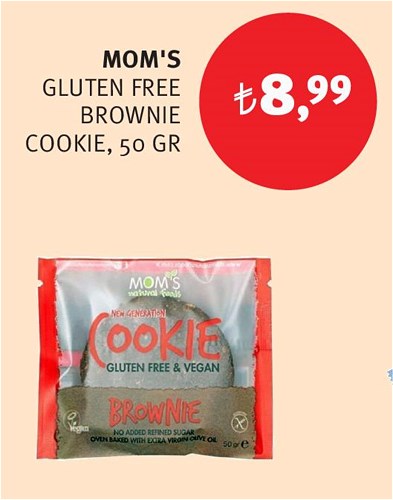 Mom's Gluten Free Brownie Cookie 50 Gr image