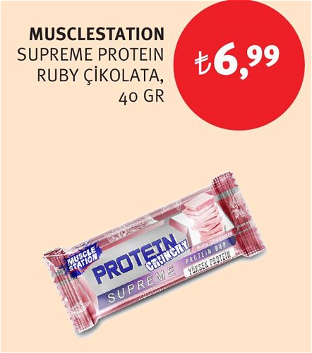 Musclestation Supreme Protein Ruby Çikolata 40 Gr image