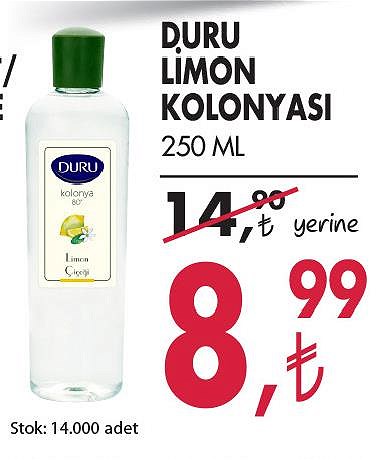 Duru Limon Kolonyası 250 Ml image