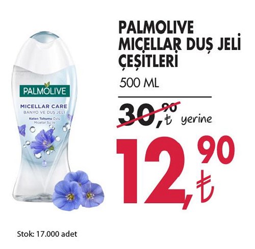 Palmolive Micellar Duş jeli Çeşitleri 500 Ml image