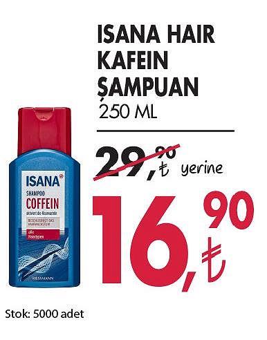 Isana Hair Kafein Şampuan 250 Ml image