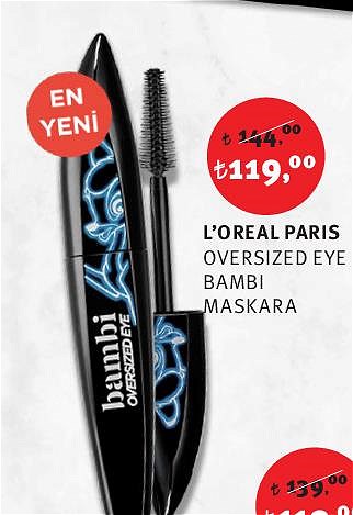 L'oreal Paris Oversized Eye Bambi Maskara image