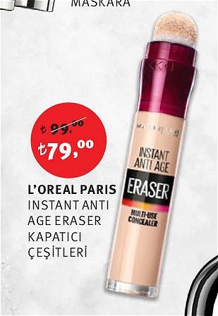 L'oreal Paris Instant Anti Age Eraser Kapatıcı Çeşitleri image