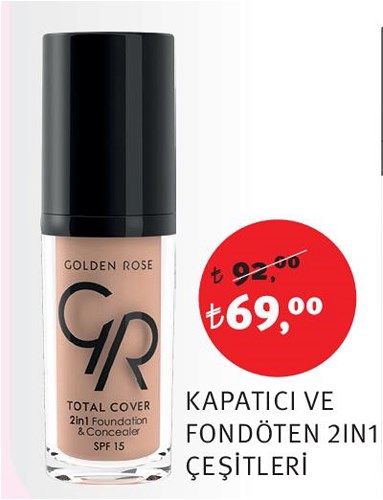 Golden Rose Kapatıcı ve Fondöten 2In1 Çeşitleri image