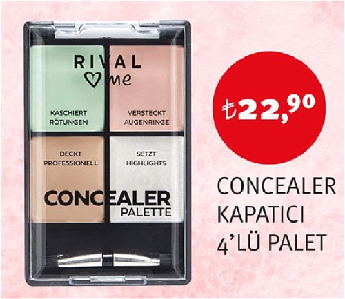 Rival Loves Me Concealer Kapatıcı 4'lü Paket image
