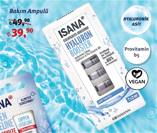 Isana Bakım Ampulü Hyaluronik Asit Provitamin b5 image