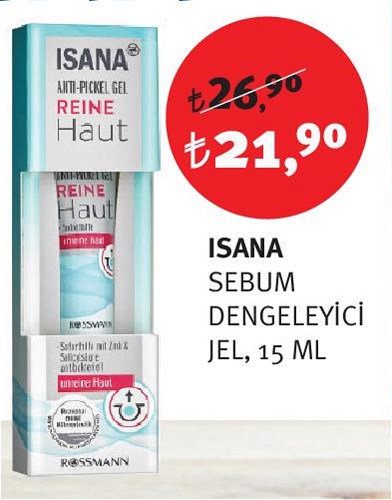 Isana Sebum Dengeleyici Jel 15 Ml image