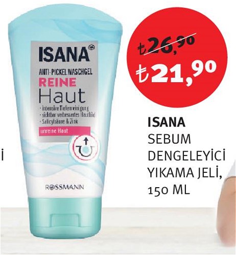 Isana Sebum Dengeleyici Yıkama Jeli 150 Ml image