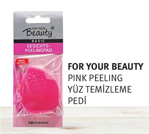 For Your Beauty Pink Peeling Yüz Temizleme Pedi image