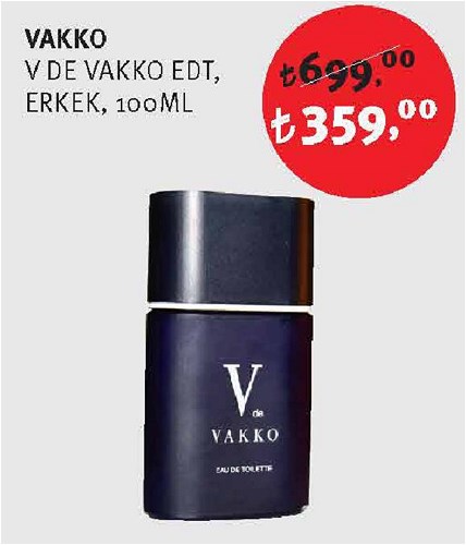 Vakko V De Vakko Edt Erkek 100 Ml image