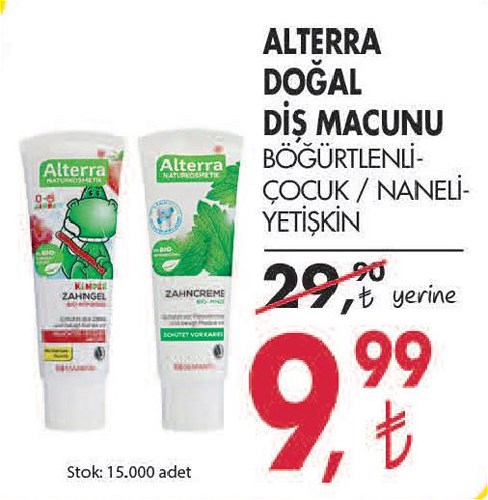Altrerra Doğal Diş Macunu image