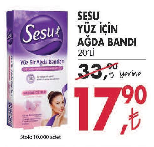 Sesu Yüz İçin Ağda Bandı 20'li image