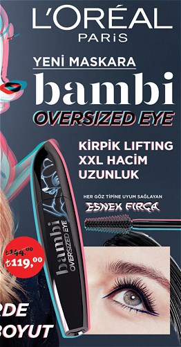 Loreal Paris Bambi Oversized Eye Maskara image
