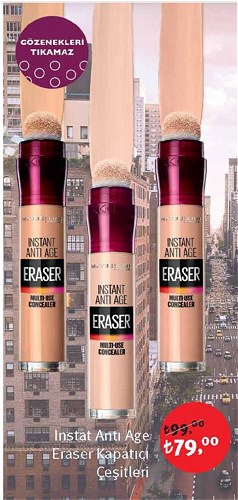 Maybelline Instat Anti Age Eraser Kapatıcı Çeşitleri image