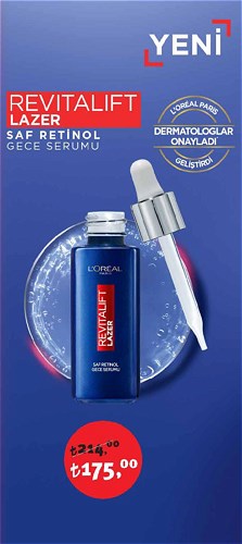Loreal Revitalift Saf Retinol Gece Serumu image