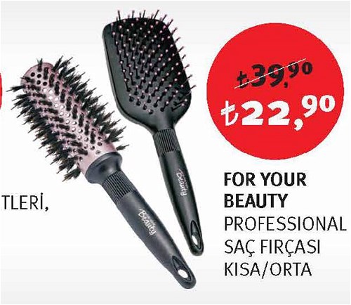 For Your Beauty Professional Saç Fırçası Kısa/Orta image