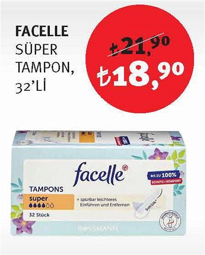 Facelle Süper Tampon 32'li image