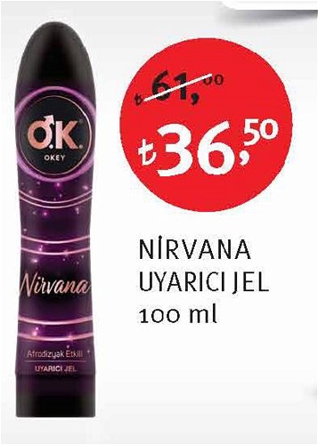 Okey Nirvana Uyarıcı Jel 100 ml image