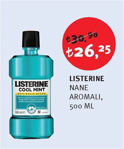 Listerine Nane Aromalı 500 Ml image