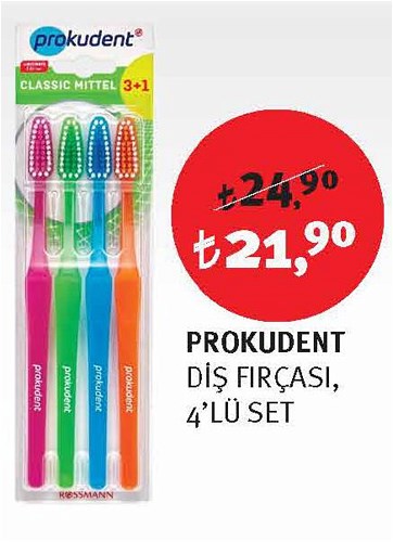 Prokudent Diş Fırçası 4'lü Set image