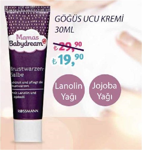 Babydream Göğüs Ucu Kremi 30Ml image