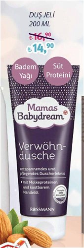 Babydream Duş Jeli 200 Ml Badem Yağı Süt Proteini image