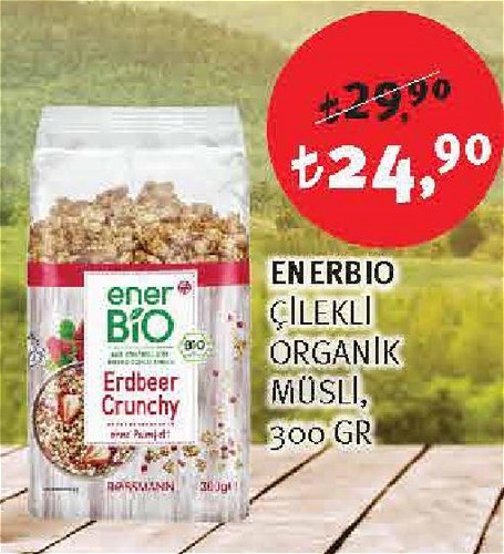 Enerbio Çilekli Organik Müsli 300 Gr image