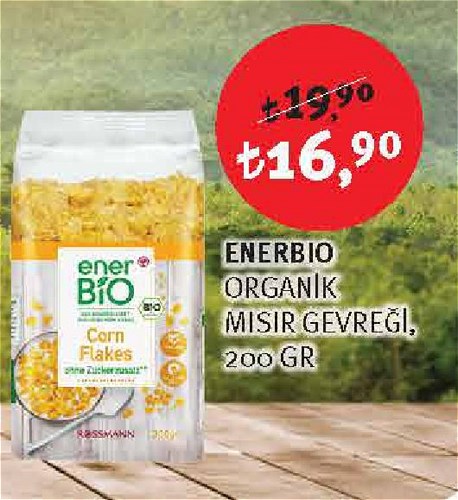 Enerbio Organik Mısır Gevreği 200 Gr image