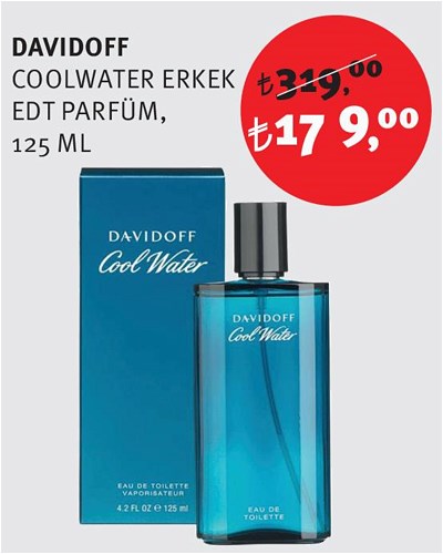 Davidoff Coolwater Erkek Edt Parfüm 125 Ml image