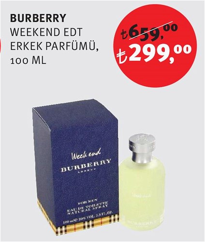 Burberry Weekend Edt Erkek Parfümü 100 Ml image