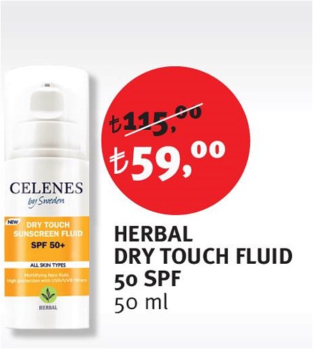 Celenes Herbal Dry Touch Fluid 50 SPF 50 ml image