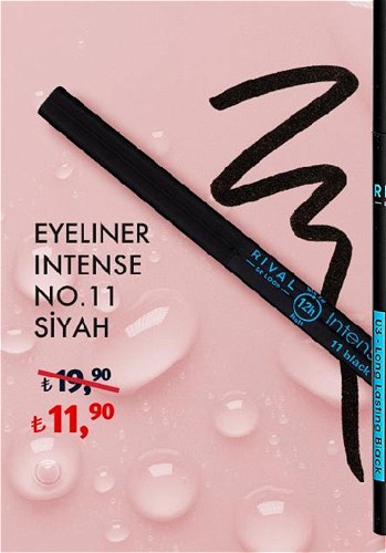 Rival De Loop Eyeliner Intense No:11 Siyah Suya Dayanıklı image