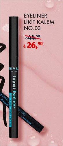 Rival De Loop Eyeliner Likit Kalem No:03 Suya Dayanıklı image