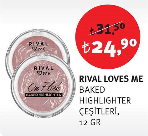 Rival Loves Me Baked Highlighter Çeşitleri 12 Gr image