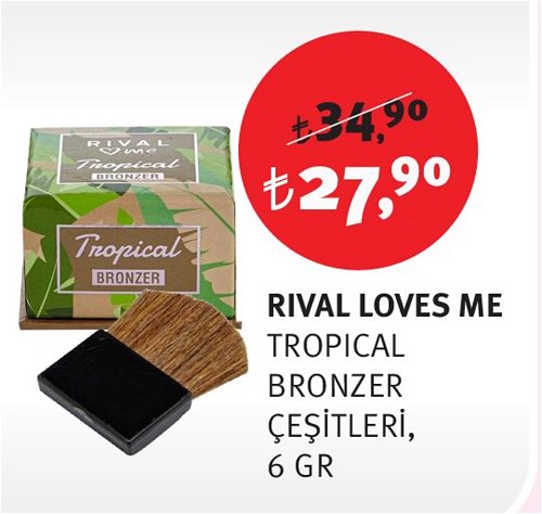 Rival Loves Me Tropical Bronzer Çeşitleri 6 Gr image